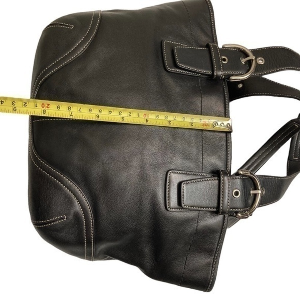 Coach vintage black leather soho tote bag - Picture 3 of 12